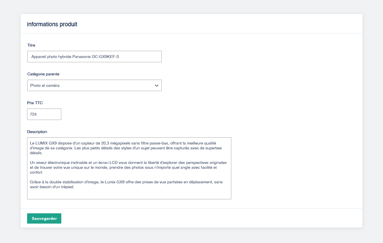 Correct input width